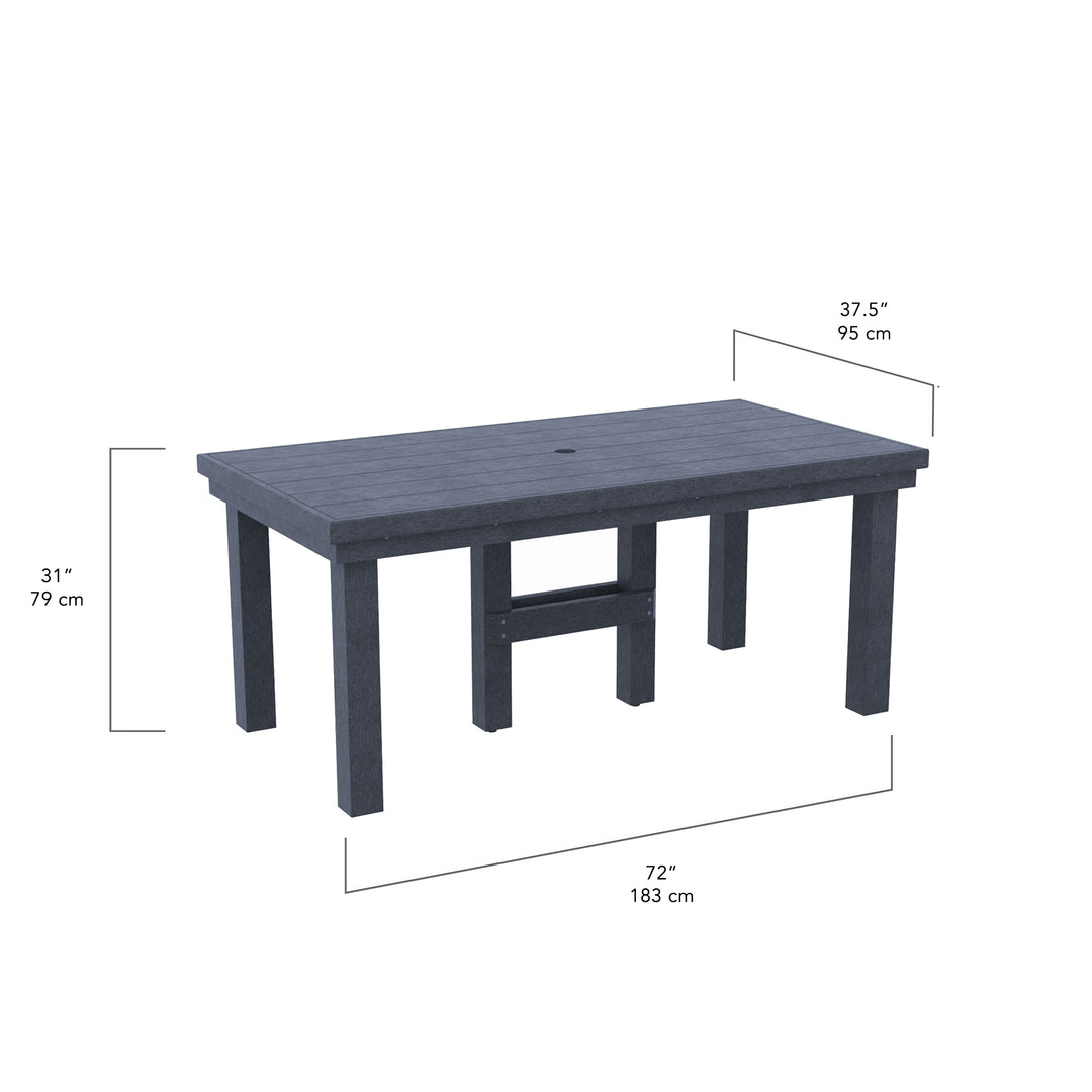 72" Napa Dining Table | T302