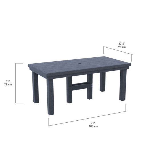 72" Napa Dining Table | T302