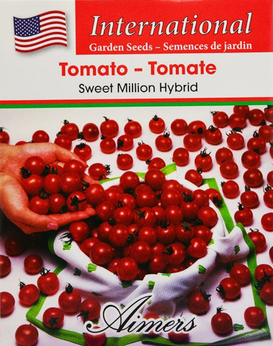 Tomato Sweet Million Hybrid International - Aimers Seeds