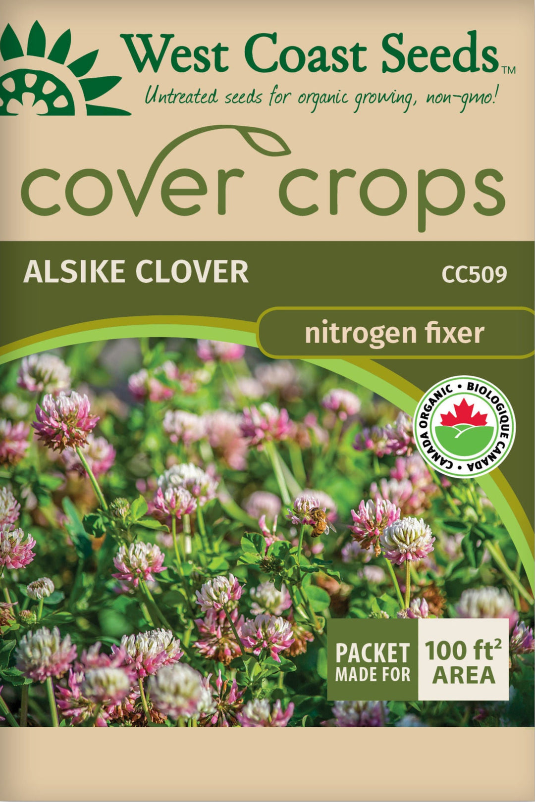 Organic Alsike Clover - West Coast Seeds