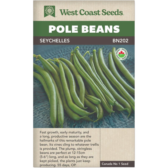 Pole Bean Seychelles - West Coast Seeds