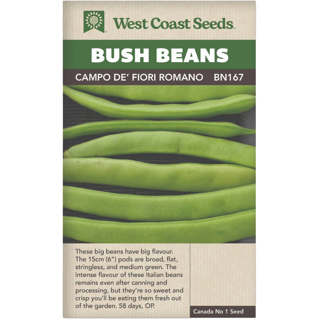 Bean Campo di Fiori Romano - West Coast Seeds