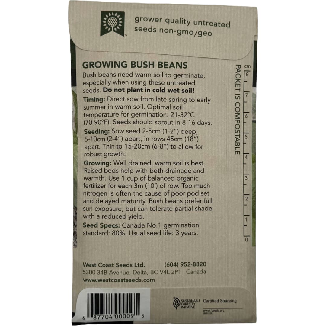 Bush Beans Jade - West Coast Seeds