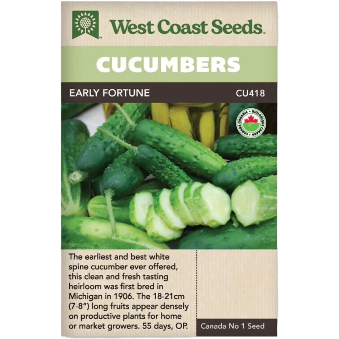Cucumbers Early Fortune - West Coast Seeds