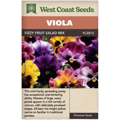 Viola Fizzy Fruit Salad Mix - West Coast Seeds