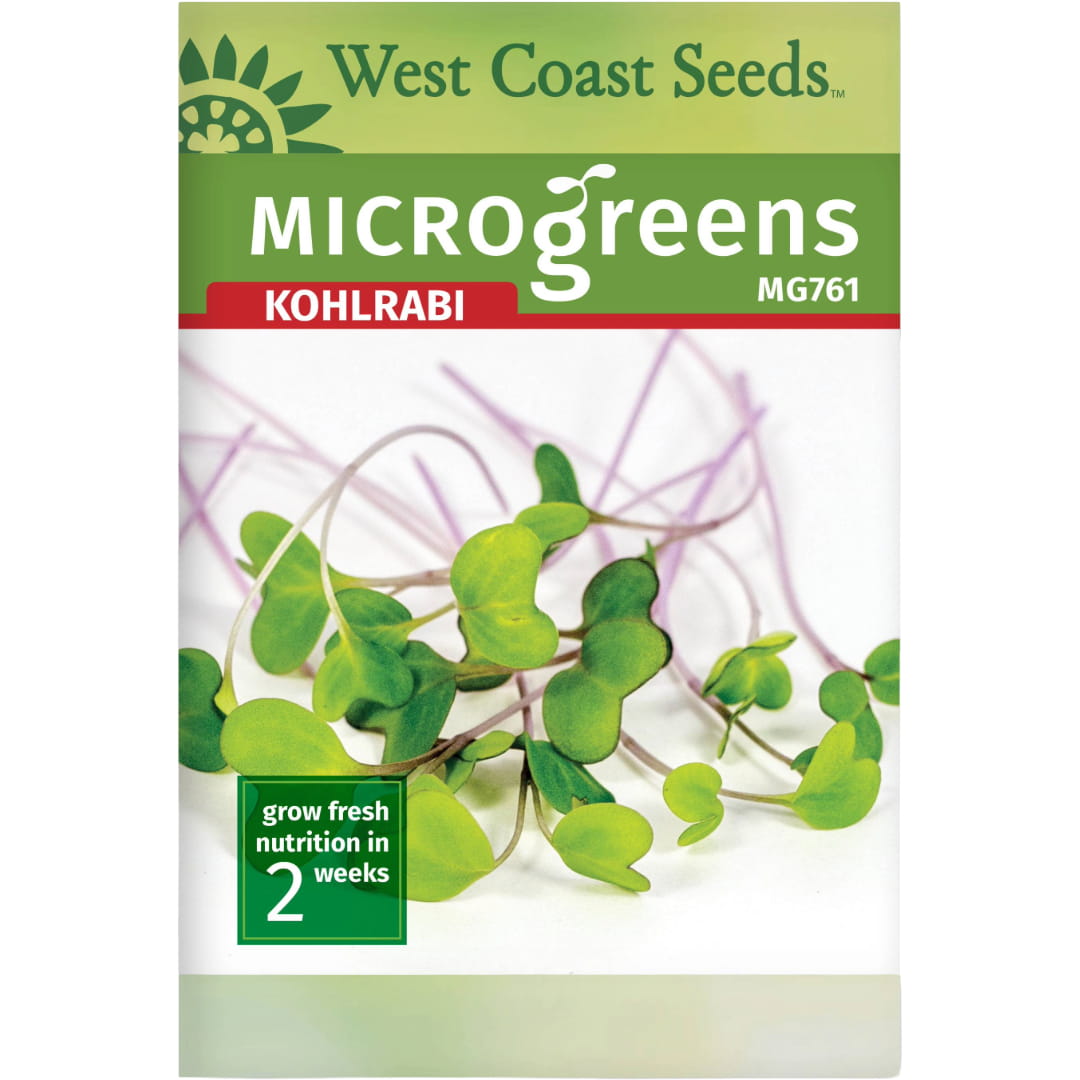 Microgreen Kohlrabi - West Coast Seeds