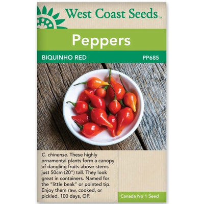 Pepper Biquinho Red - West Coast Seeds