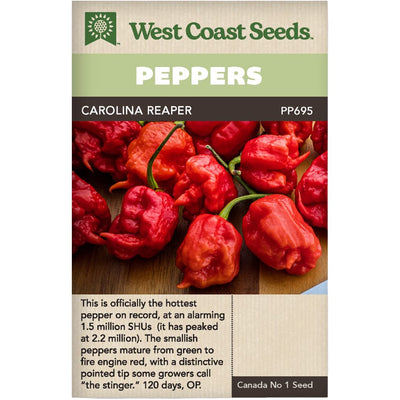 Pepper Carolina Reaper - West Coast Seeds