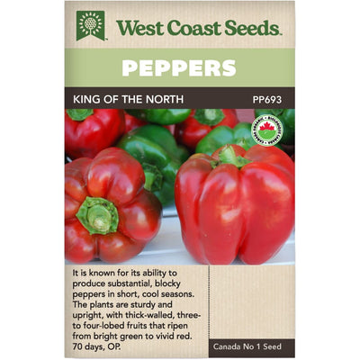 Organic Pepper King of North - West Coast Seeds