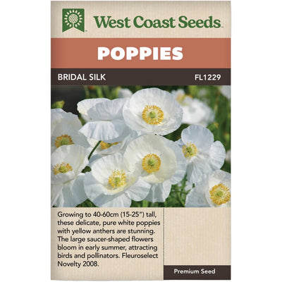 Poppy Bridal Silk - West Coast Seeds