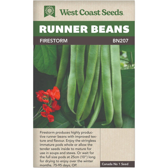 Bean Firestorm Runner - West Coast Seeds