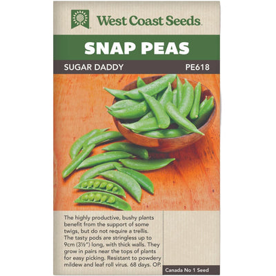 Pea Snap Sugar Daddy - West Coast Seeds