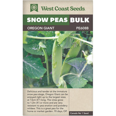 BULK Pea Oregon Giant - West Coast Seeds