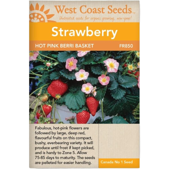 Strawberry Hot Pink Berri Basket - West Coast Seeds