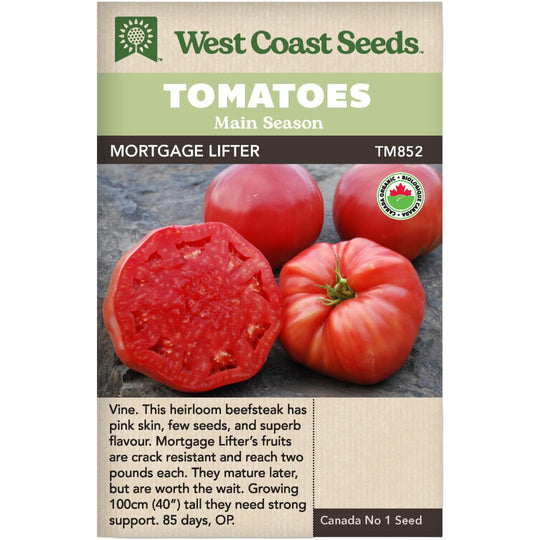 Organic Tomato Mortgage Lifter - West Coast Seeds