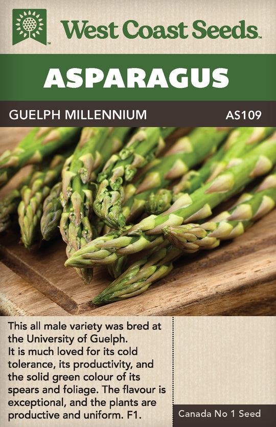 Asparagus Guelph Millennium - West Coast Seeds