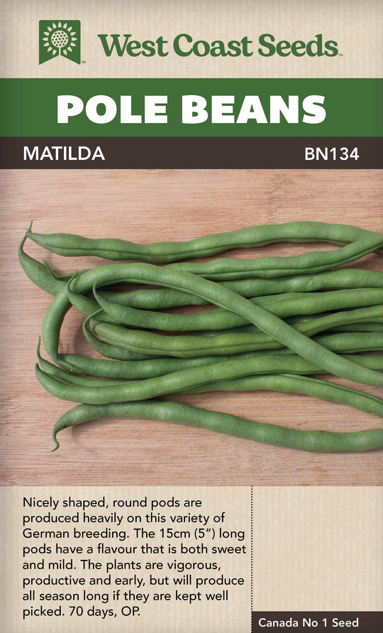 Bean Matilda Pole - West Coast Seeds