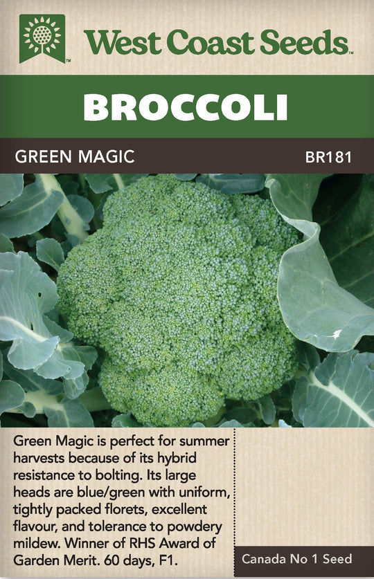 Broccoli Green Magic - West Coast Seeds