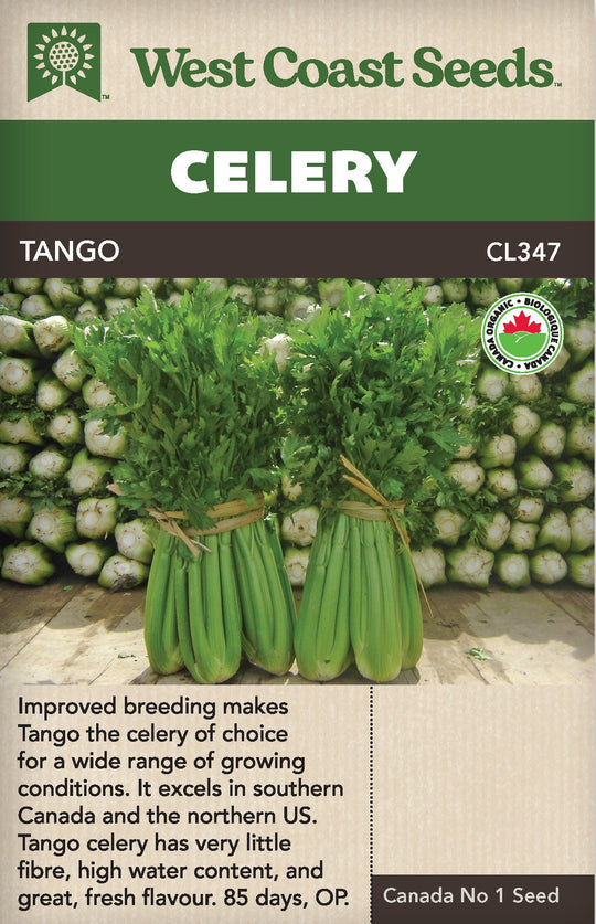 Organic Celery Tango - West Coast Seeds