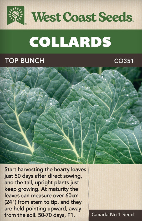 Collards Top Bunch - West Coast Seeds