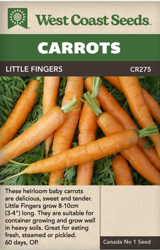 Carrot Little Fingers - West Coast Seeds
