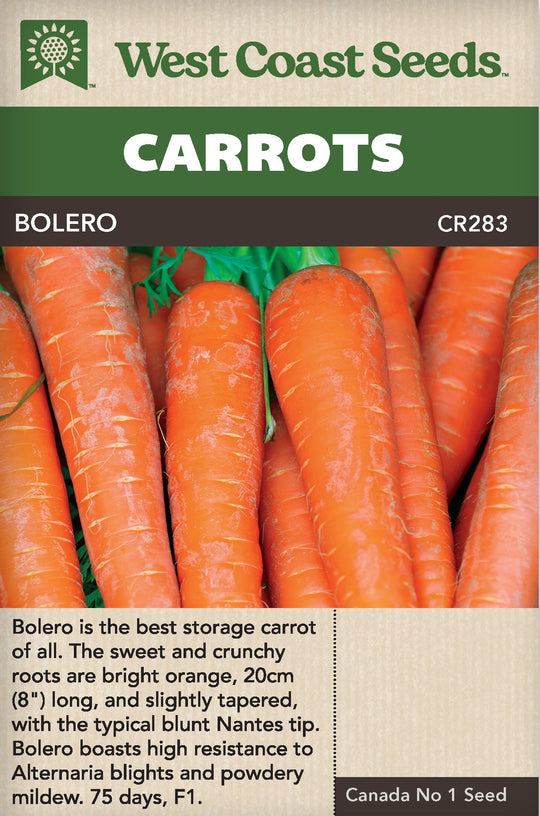 Carrot Bolero - West Coast Seeds
