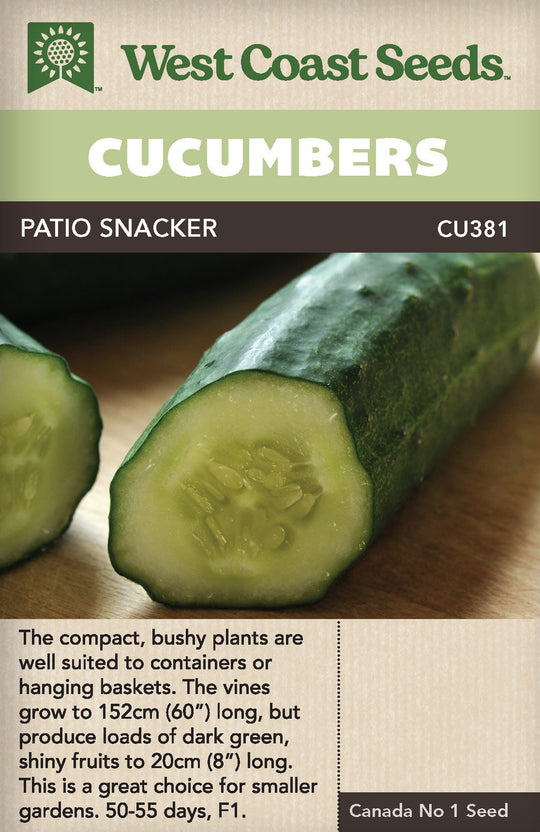 Cucumber Patio Snacker - West Coast Seeds