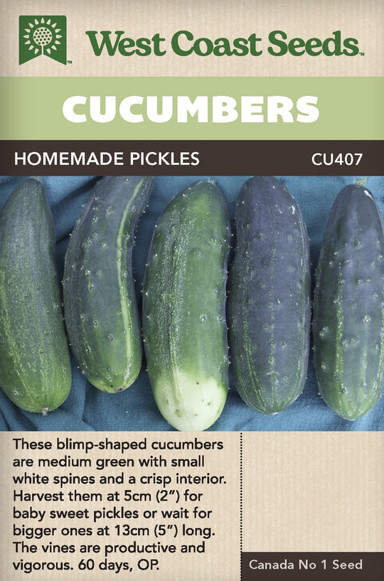 Cucumber Homemade Pickles - West Coast Seeds
