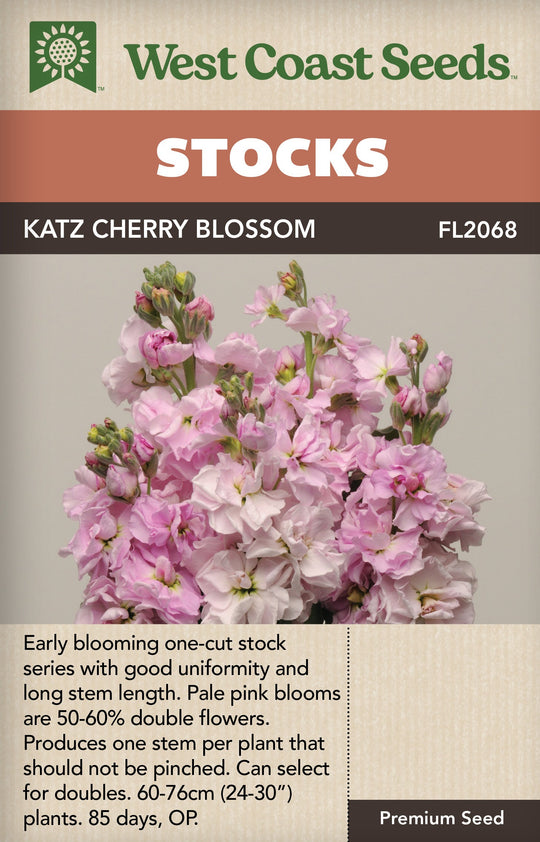 Stocks Katz Cherry Blossom - West Coast Seeds