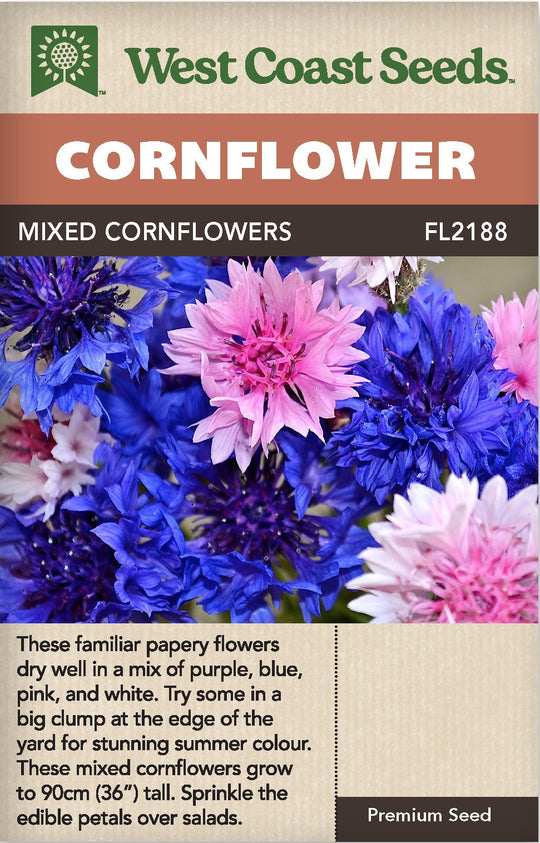 Cornflower Mix - West Coast Seeds