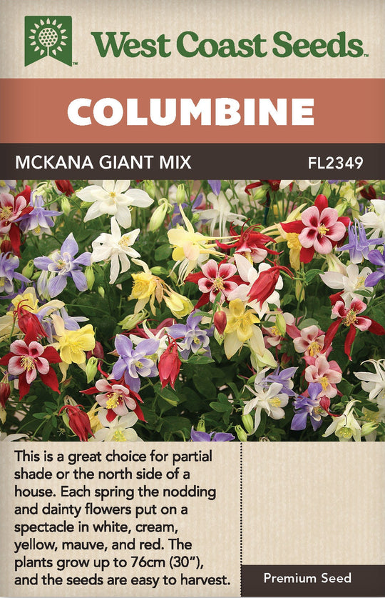 Columbine McKana Giant Mix - West Coast Seeds
