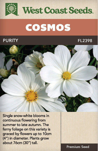Cosmos Purity - West Coast Seeds