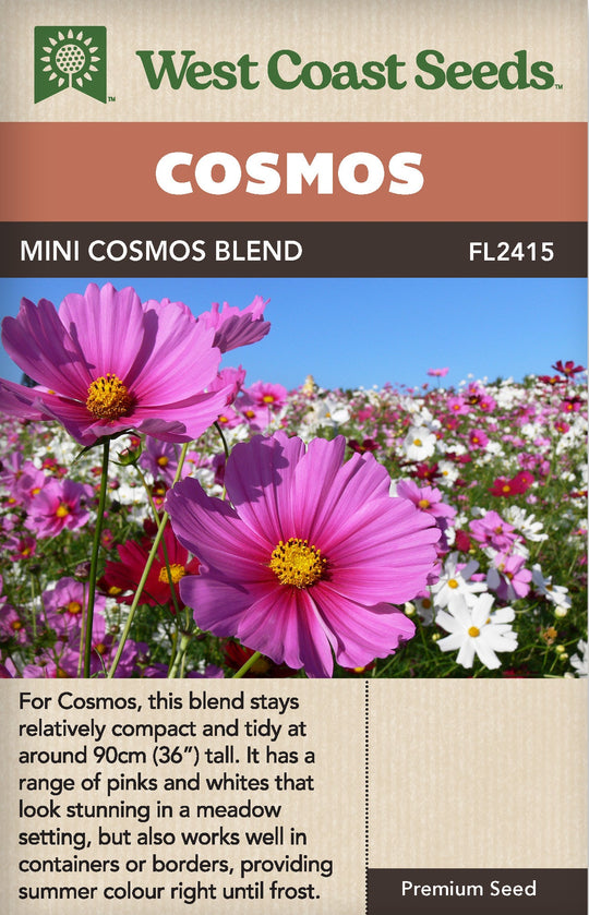 Cosmos Mini Blend - West Coast Seeds
