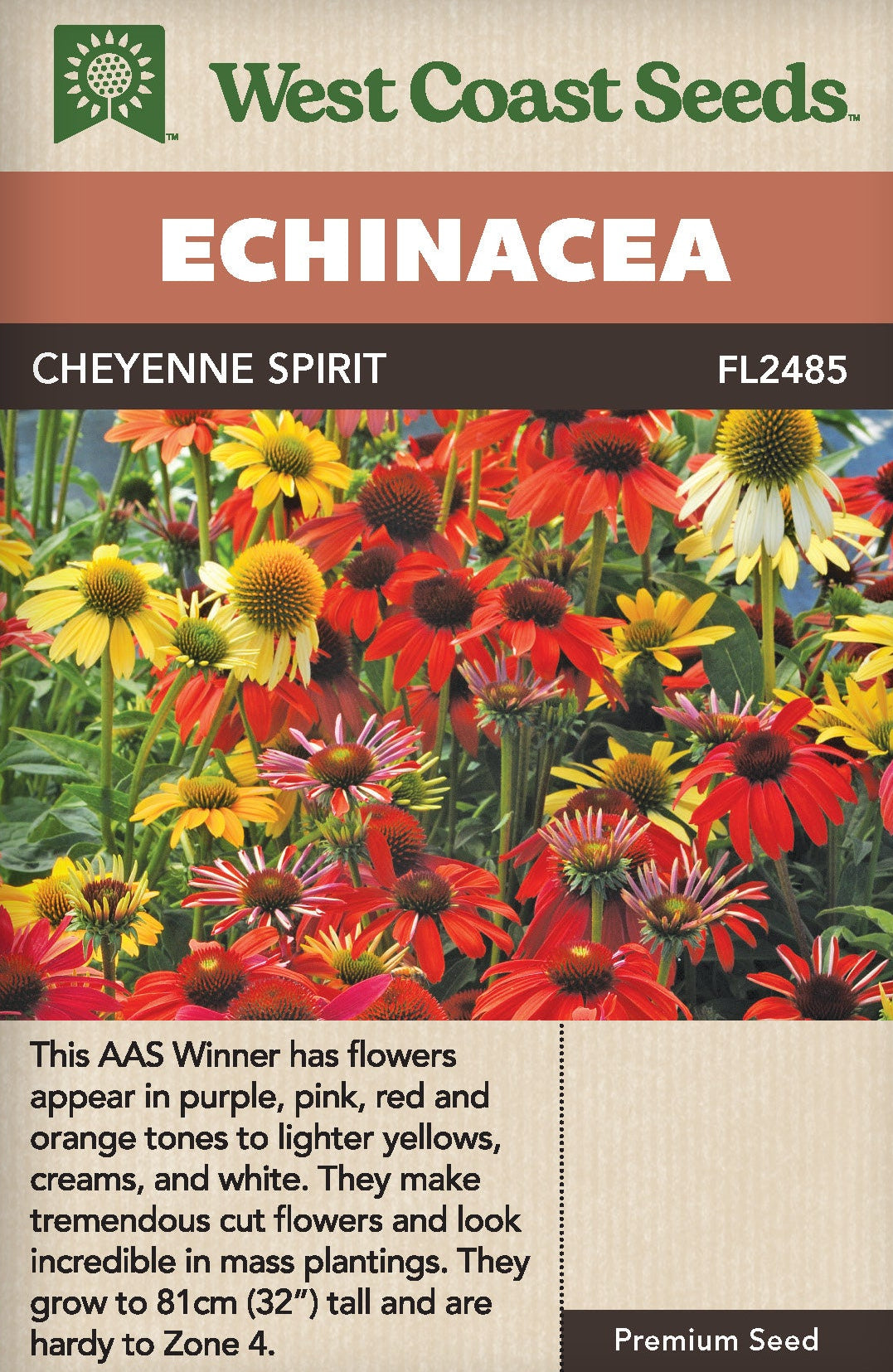 Echinacea Cheyenne Spirit - West Coast Seeds