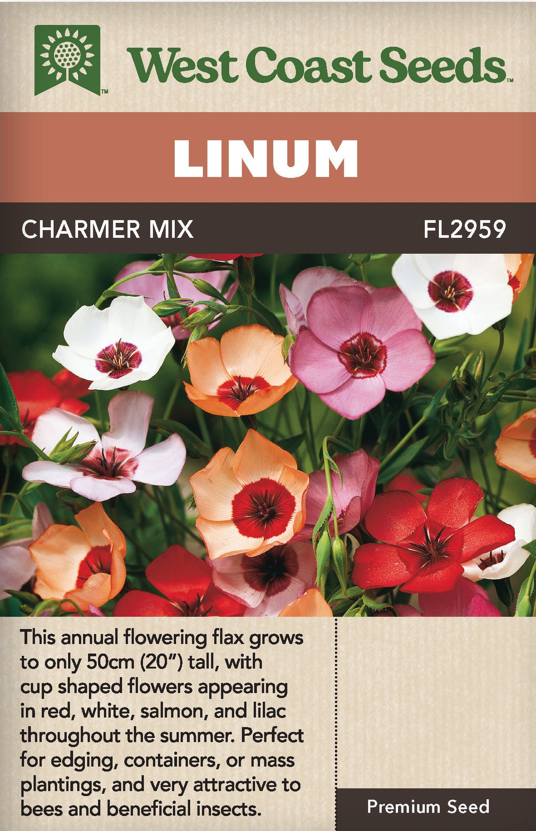 Linum Charmer Mix - West Coast Seeds