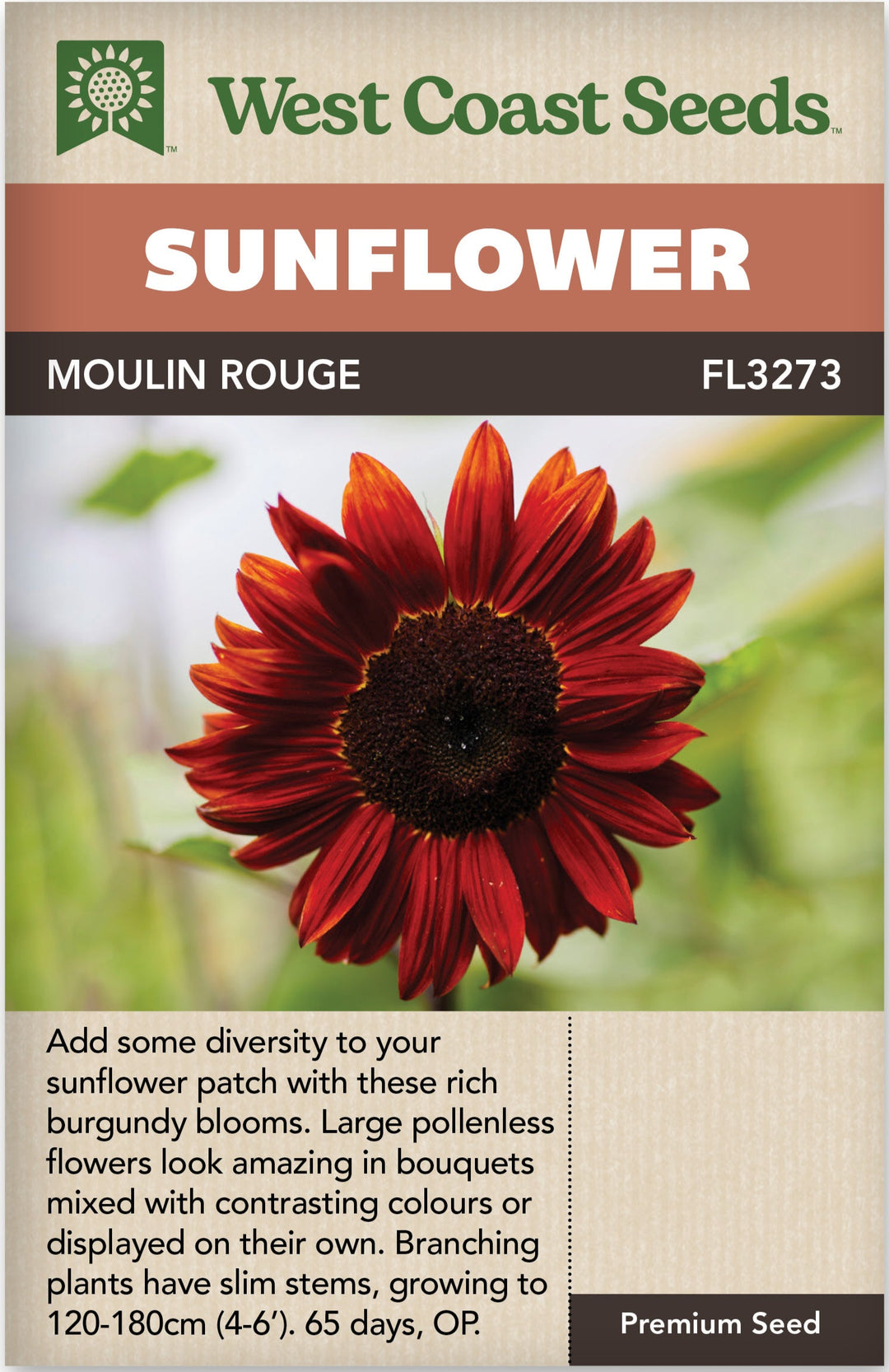 Sunflower Moulin Rouge - West Coast Seeds