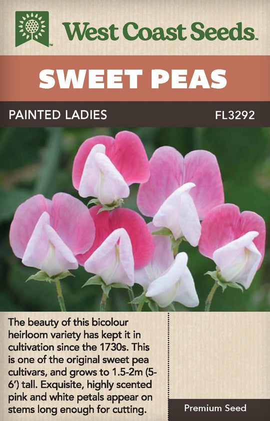 Sweet Peas Painted Ladies - West Coast Seeds