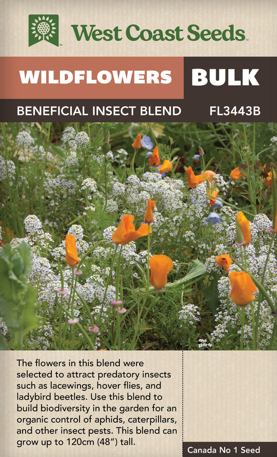 BULK Wildflowers Beneficial Insect Blend - West Coast Seeds