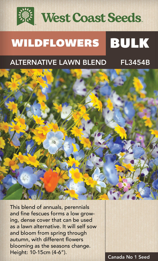 BULK Wildflowers Alternative Lawn - West Coast Seeds
