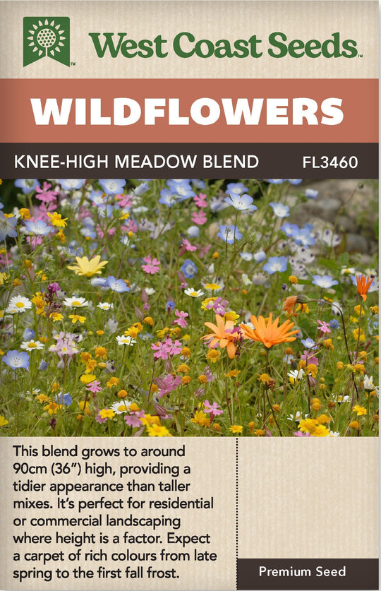 Wildflowers Knee-High Meadow Blend - West Coast Seeds