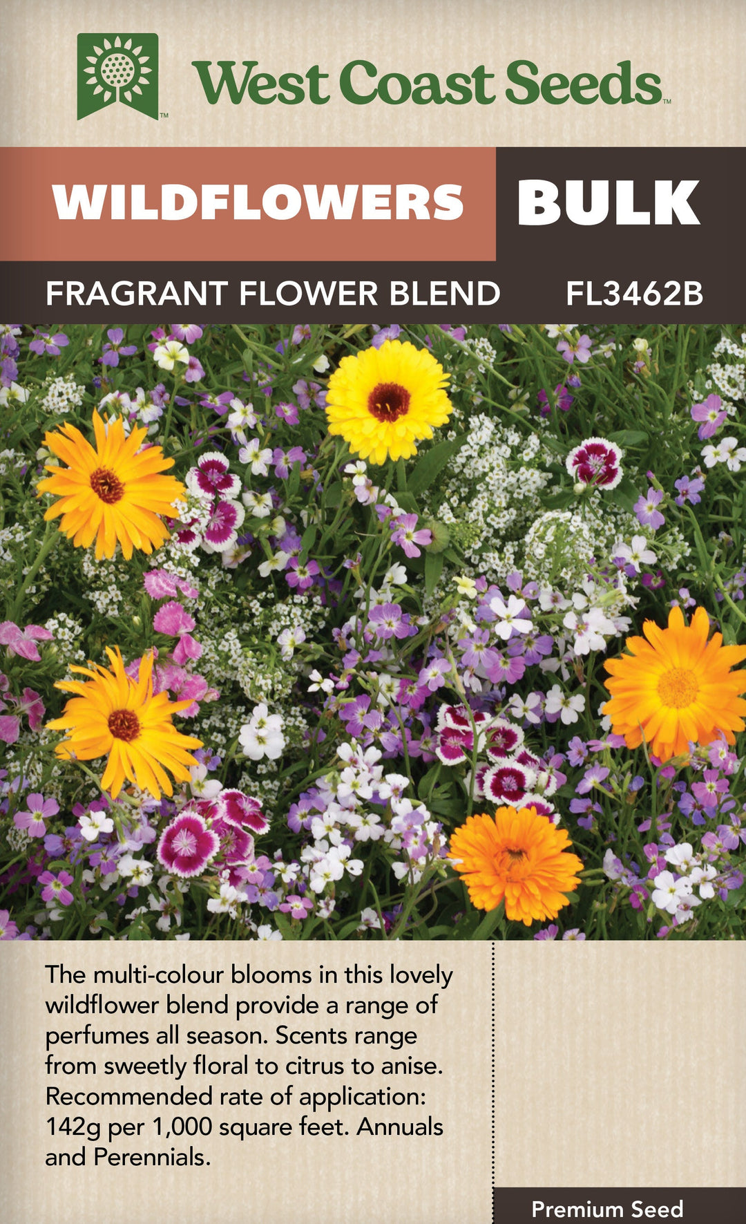 BULK Wildflowers Fragrant Blend - West Coast Seeds
