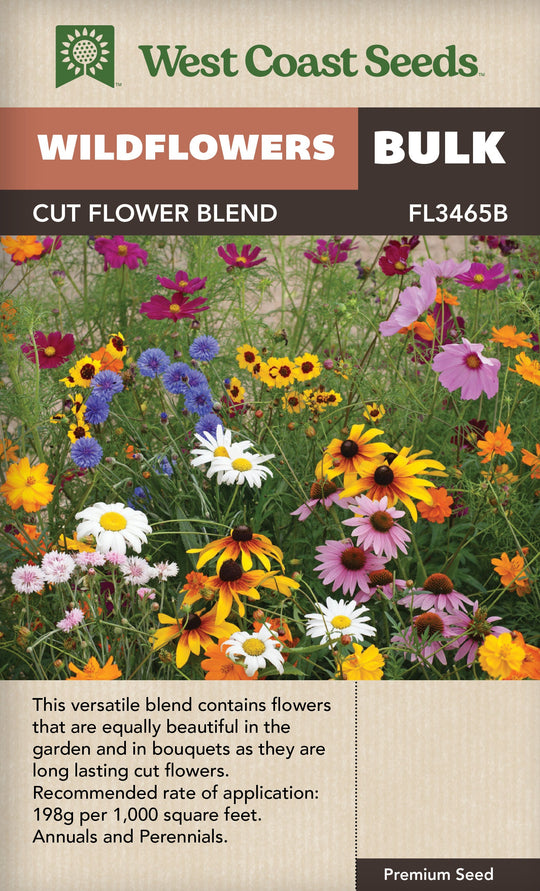 BULK Wildflowers Cut Blend - West Coast Seeds