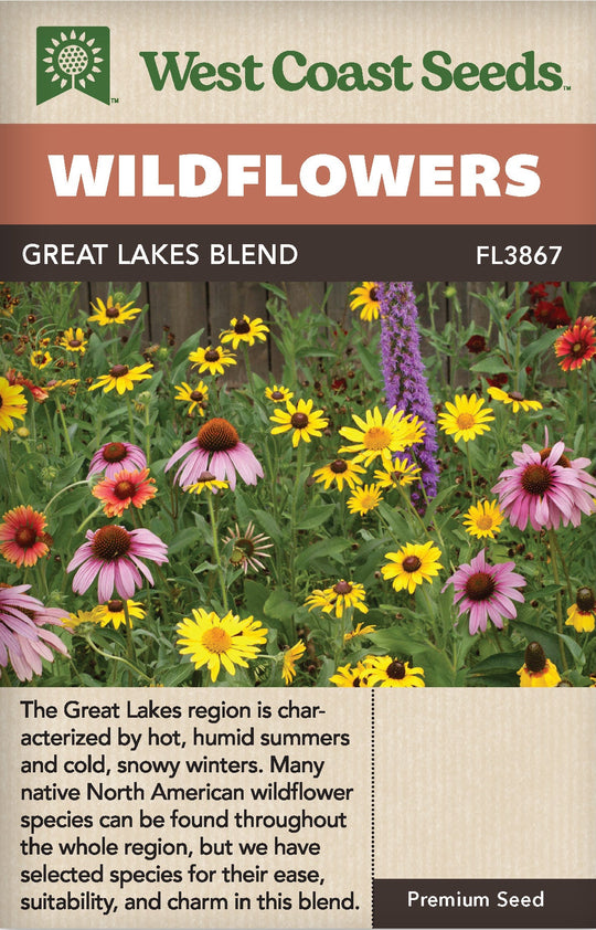 Wildflower Great Lakes Blend - West Coast Seeds