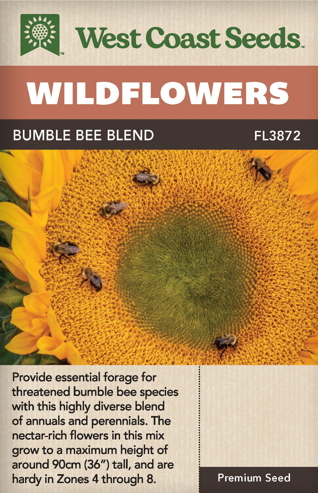 Wildflower Bumble Bee Blend - West Coast Seeds