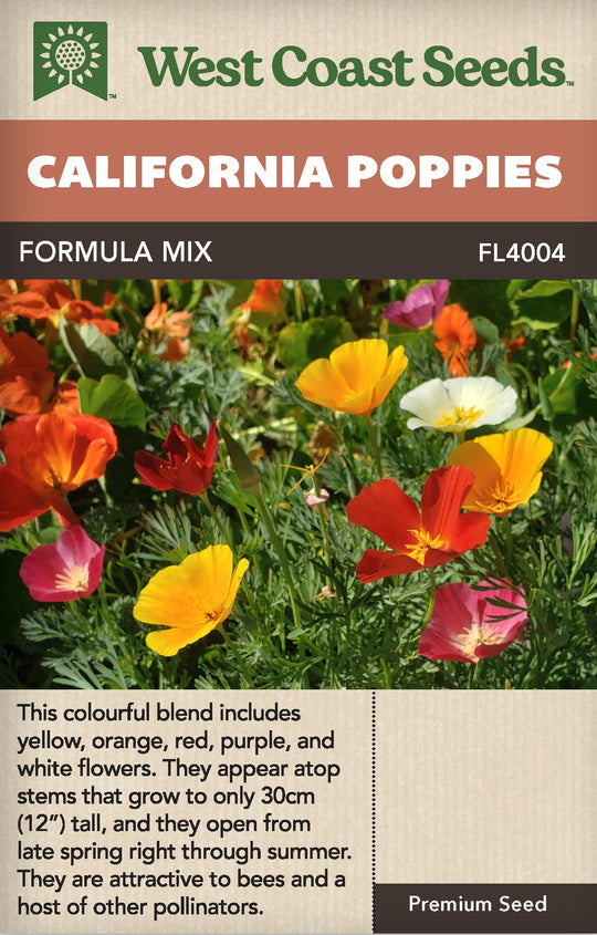 California Poppy Formula Mix - West Coast Seeds