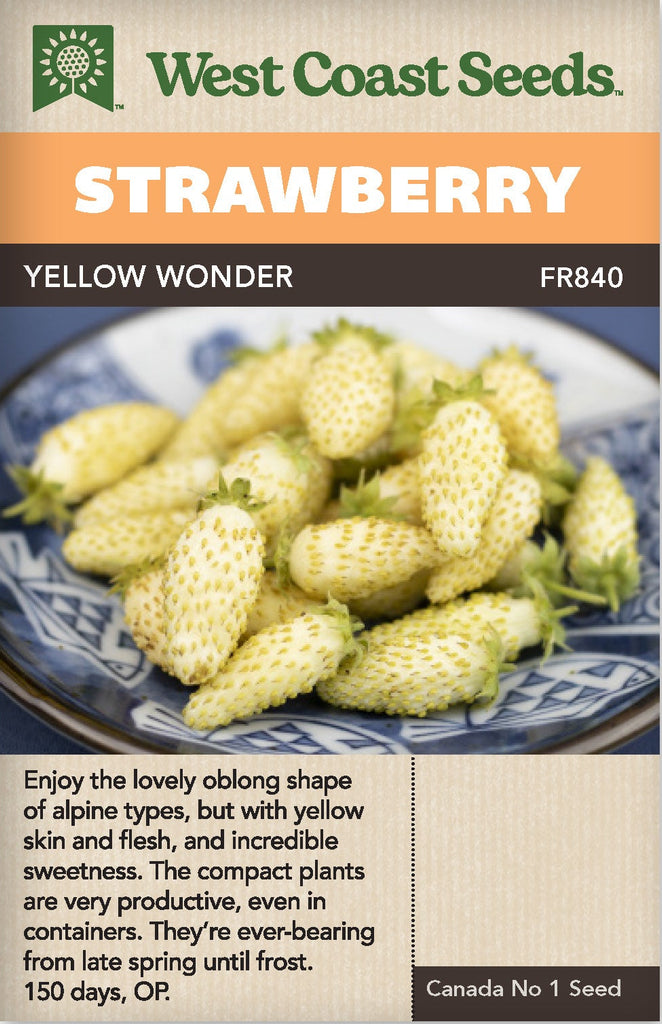 Strawberry Yellow Wonder - West Coast Seeds – Wildwood Outdoor Living