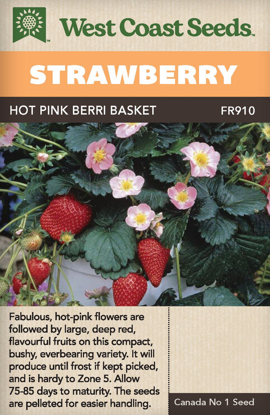 Strawberry Hot Pink Berri Basket - West Coast Seeds