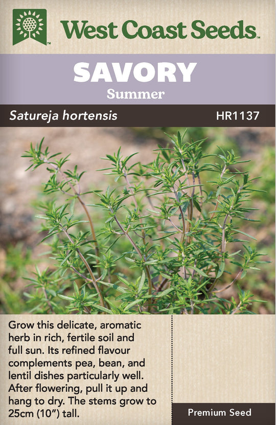 Summer Savory - West Coast Seeds