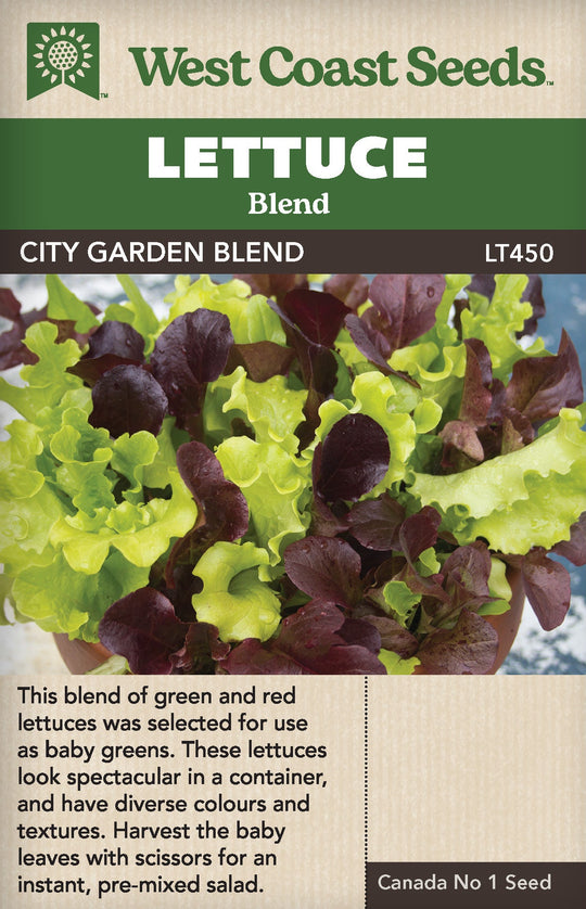 Lettuce City Garden Blend - West Coast Seeds