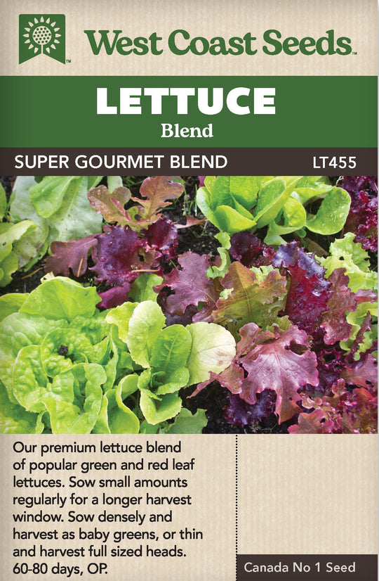 Lettuce Super Gourmet - West Coast Seeds